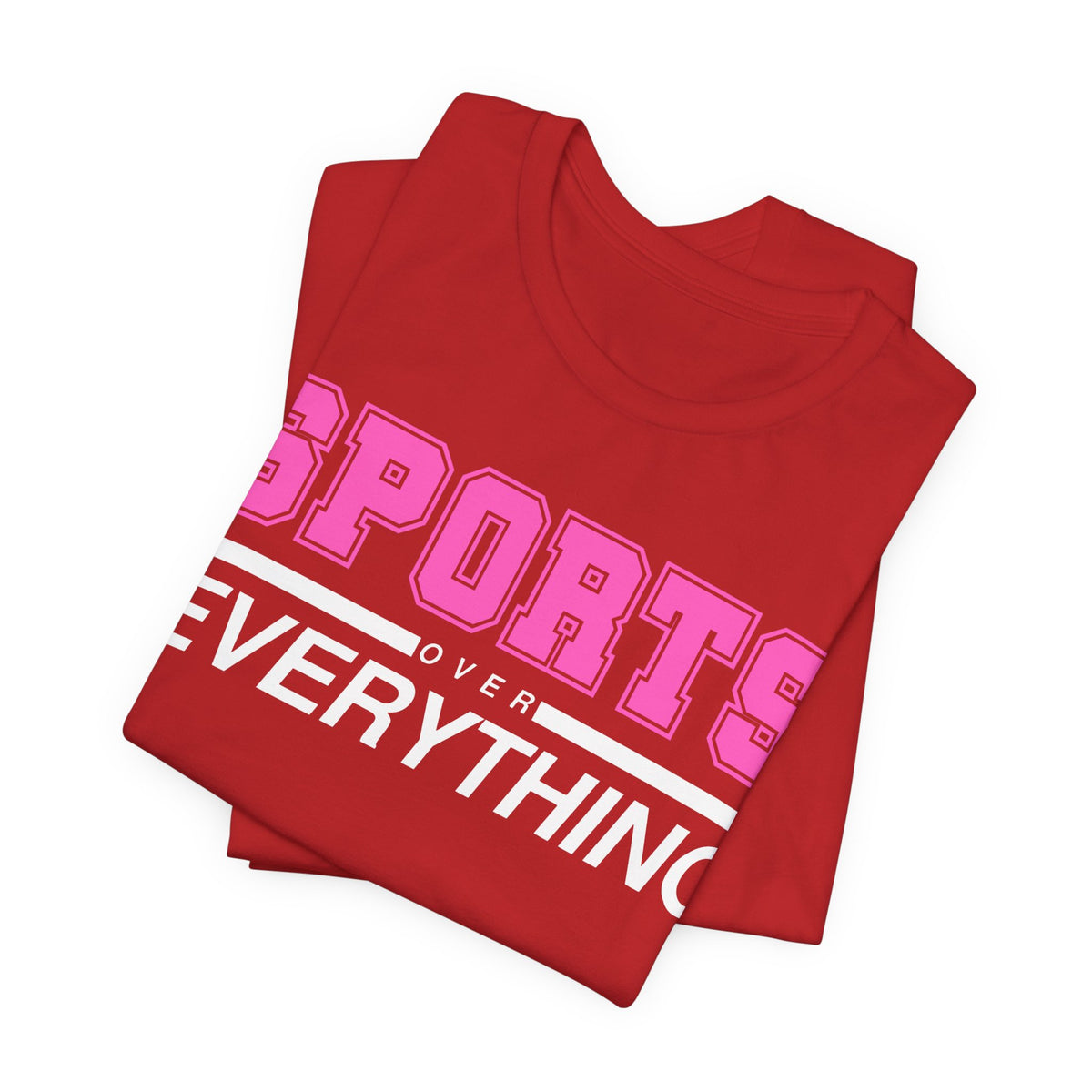 Pink Sports Over Everything Tee
