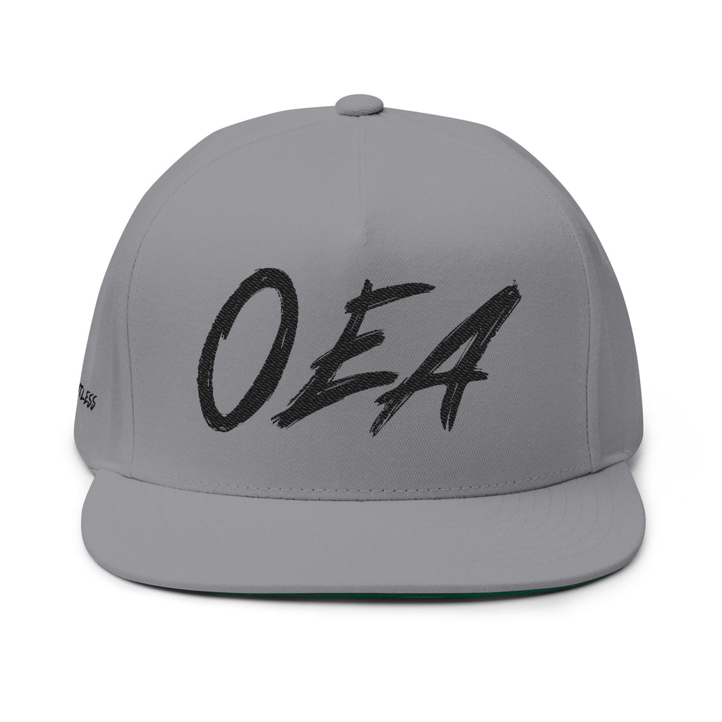 Embroidered 'OEA' Flat Bill Cap