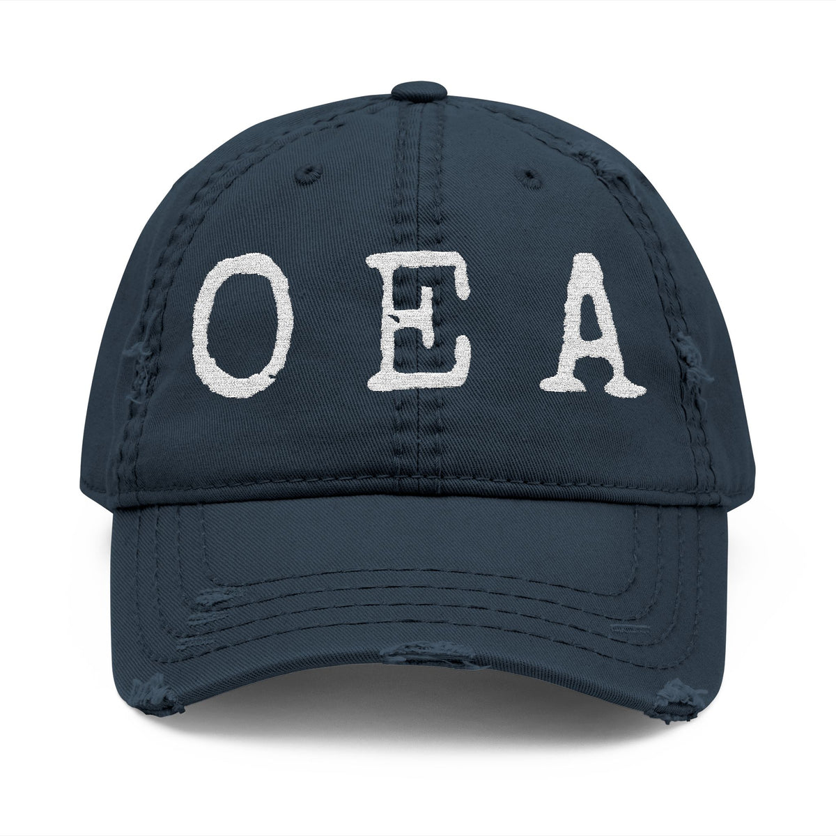 OEA Distressed Embroidered Dad Hat