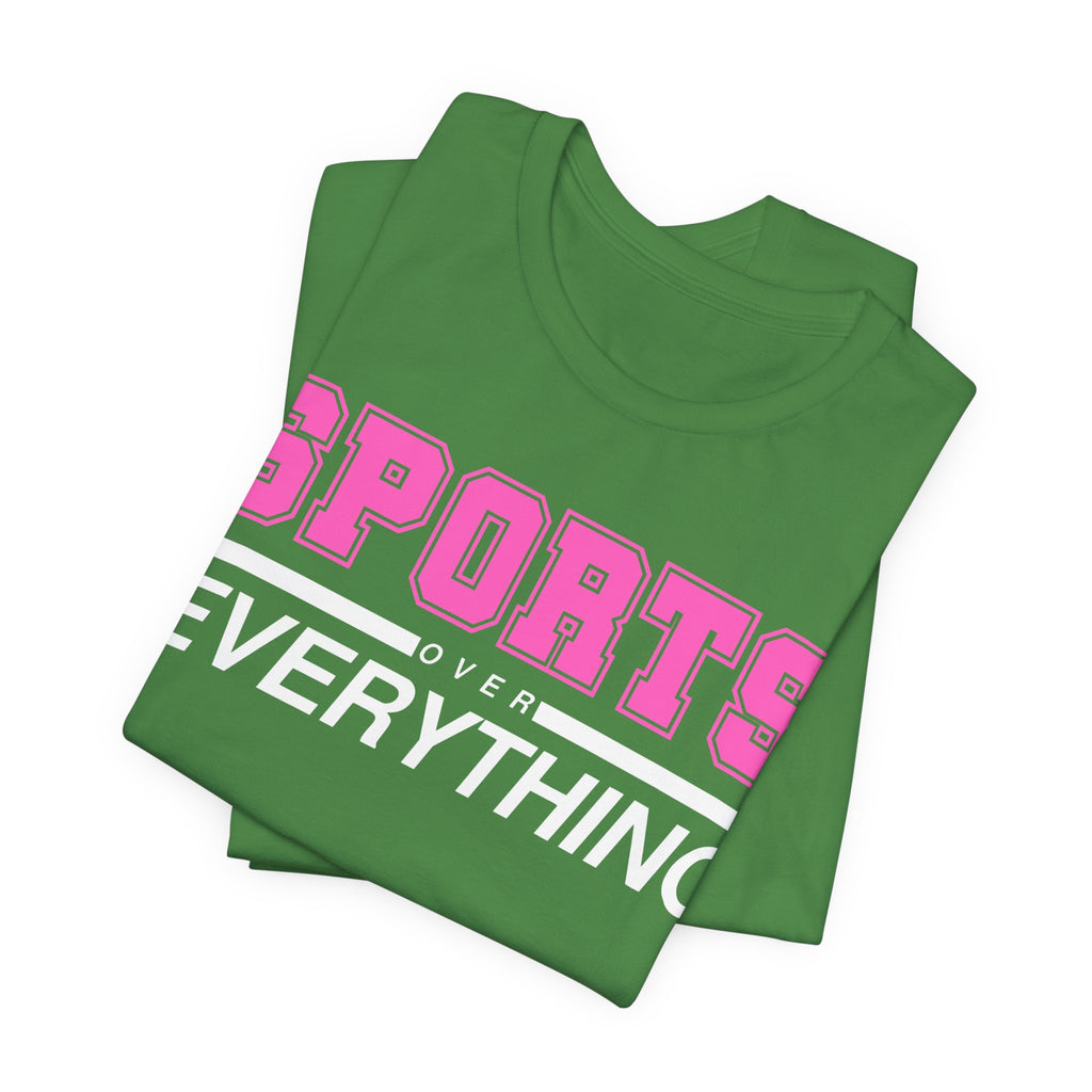 Pink Sports Over Everything Tee
