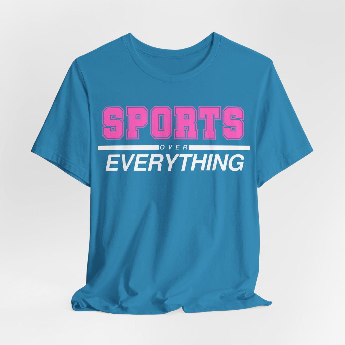 Pink Sports Over Everything Tee