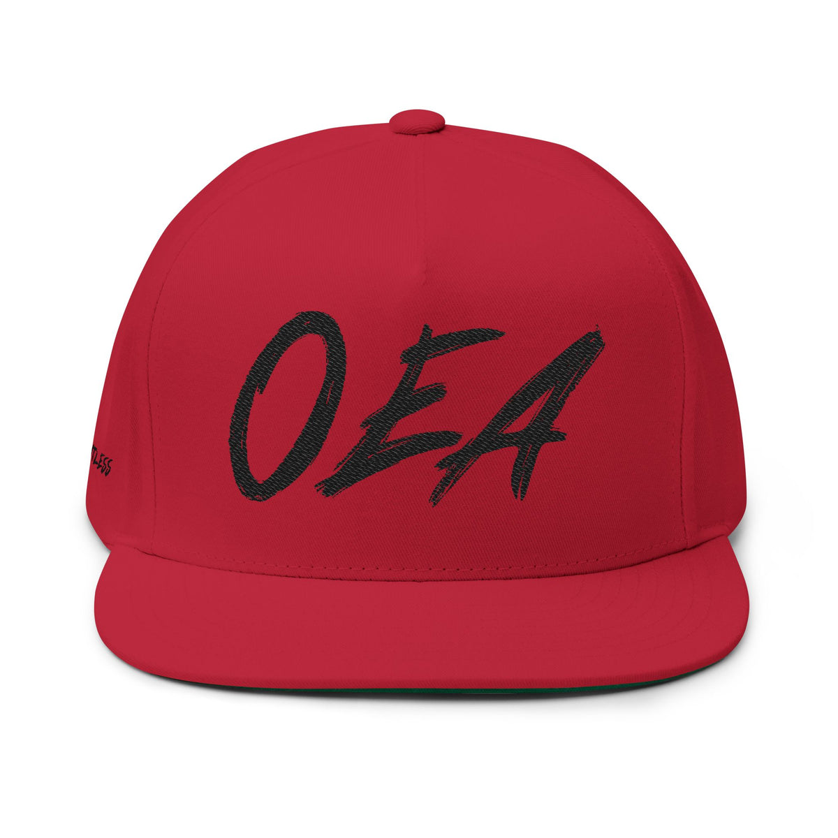 Embroidered 'OEA' Flat Bill Cap