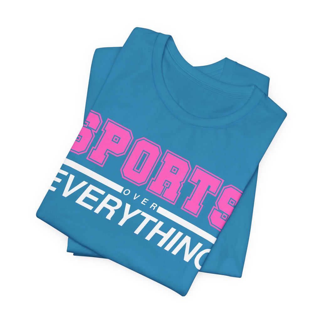 Pink Sports Over Everything Tee