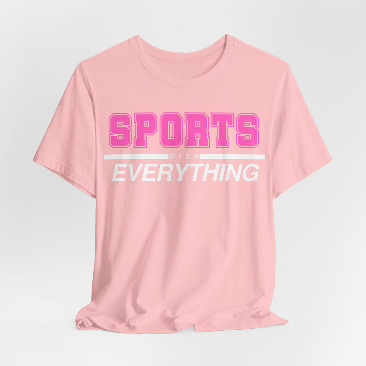 Pink Sports Over Everything Tee