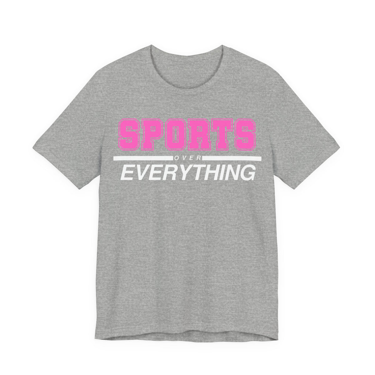 Pink Sports Over Everything Tee