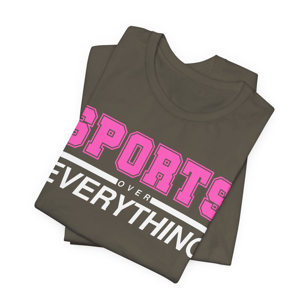 Pink Sports Over Everything Tee