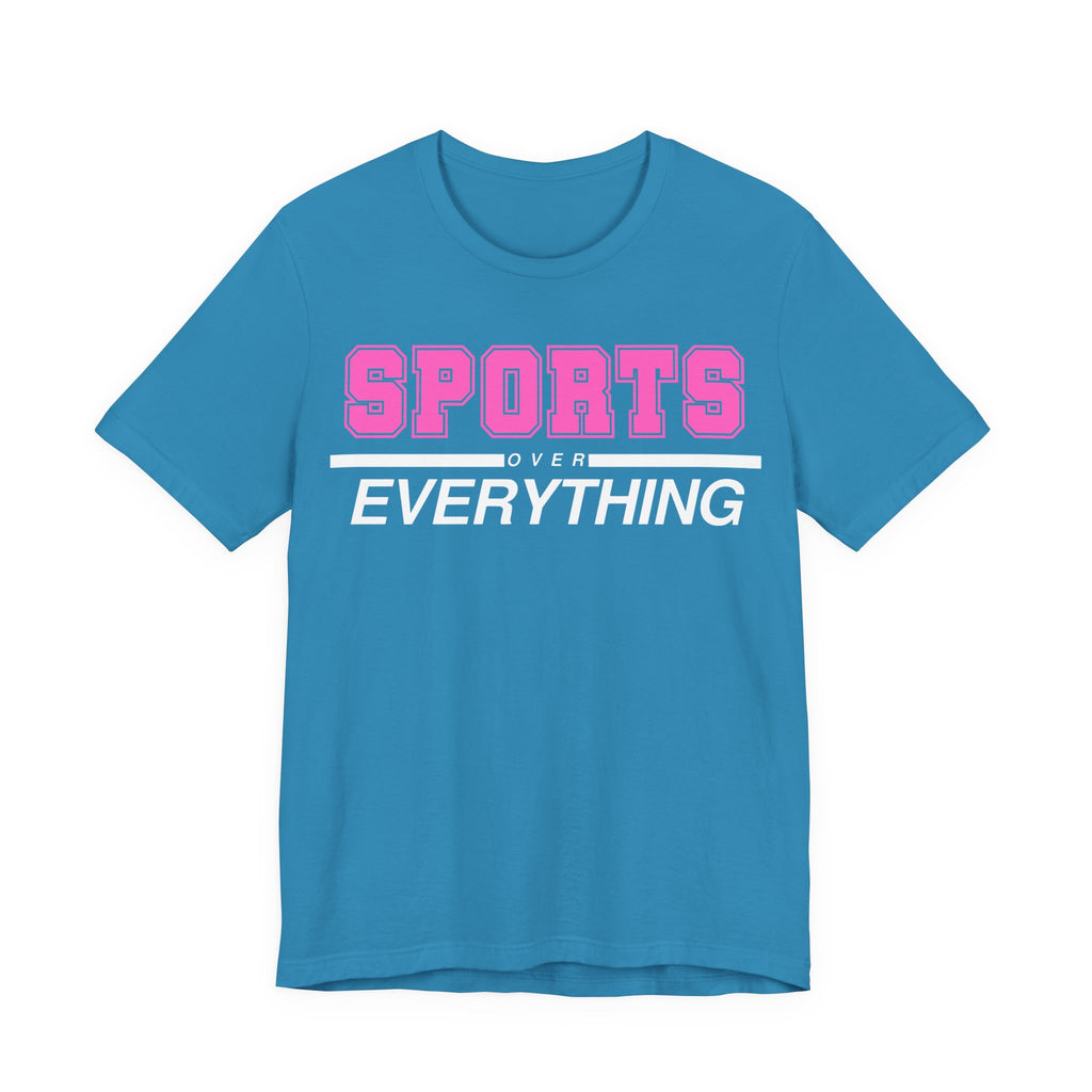 Pink Sports Over Everything Tee