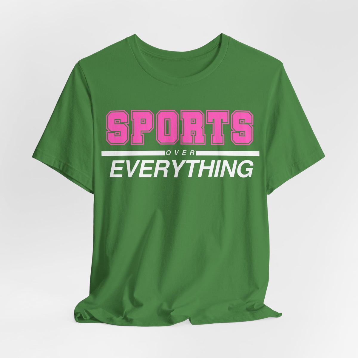 Pink Sports Over Everything Tee