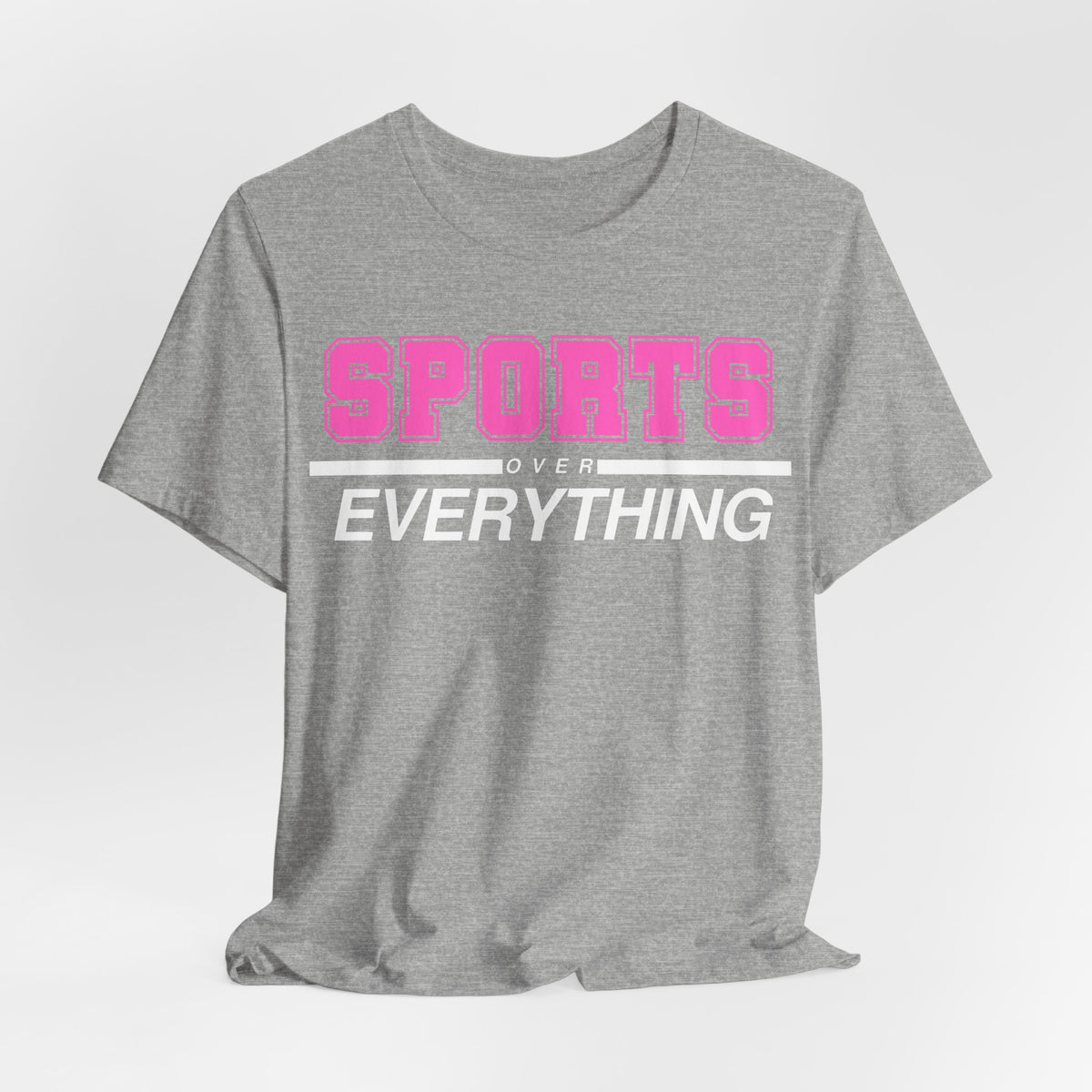 Pink Sports Over Everything Tee